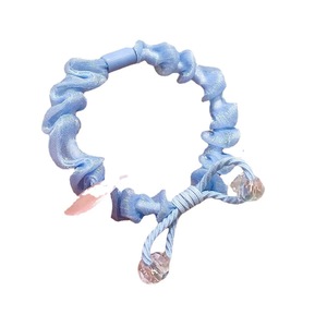 Candy Colored Crystal <b>Braided</b> Hair Tie Elastic Band For Women Daily Use Hair <b>Accessory</b> All Five Colors Matched - Product Image 4
