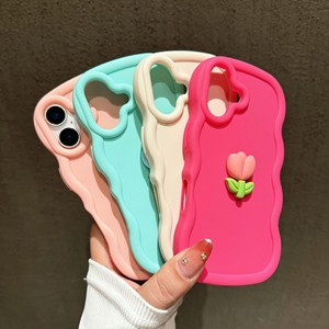 Fundas de teléfono 3D DIY Love Heart Wave para iPhone 15 Pro Max, funda para iPhone 17 16 13 14 11 12 Xs X XR 7 8 Plus SE <span class=keywords><strong>2020</strong></span> 2022, funda blanda - Product Image 3