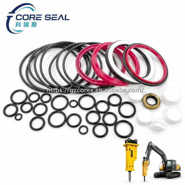 FX45 Hydraulic Breaker Hammer Repair Seal Kit for Furukawa Excavator parts-hydraulic-clutch water pump Hydraulic Rock Splitter