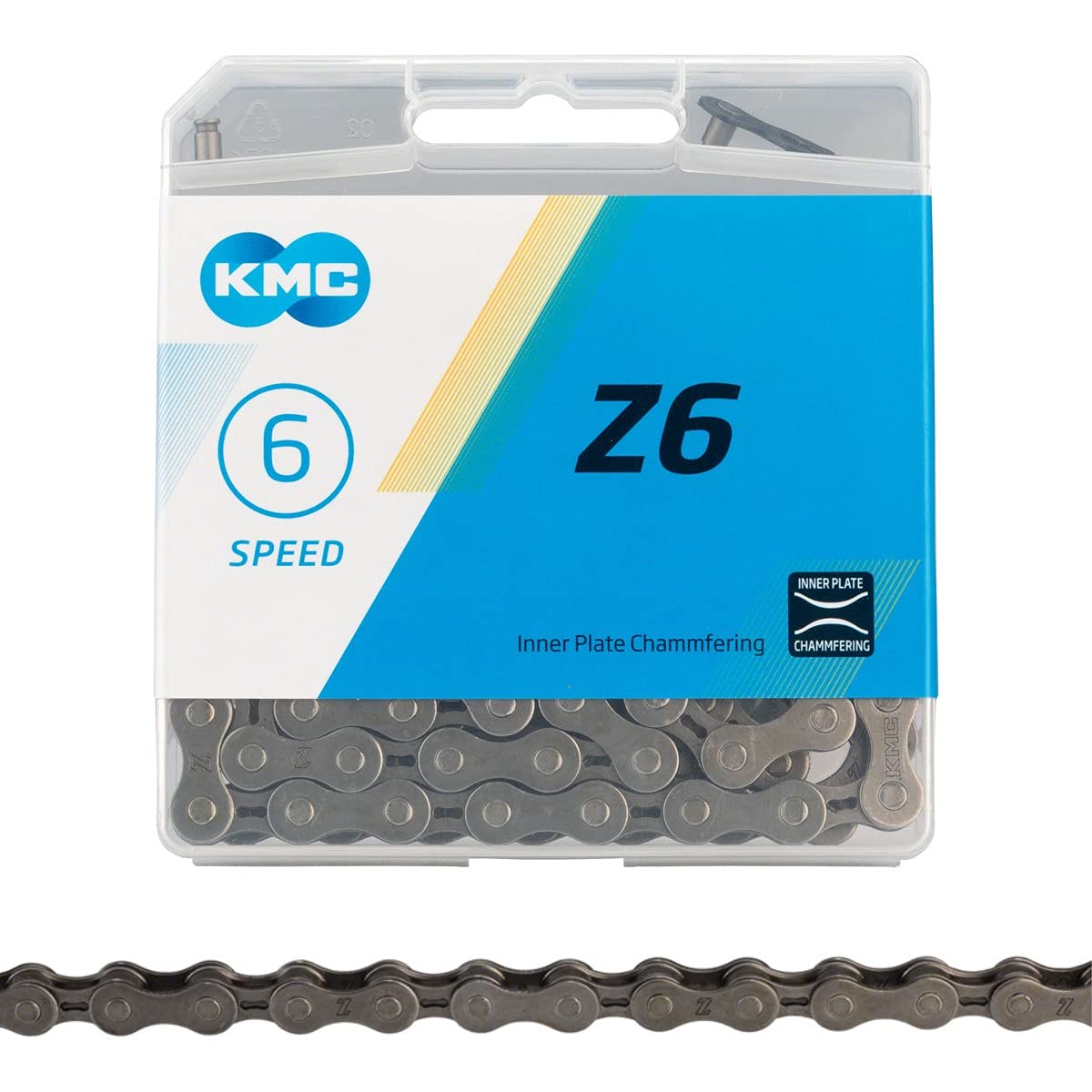 KMC Z6 CL573R цепь полые внутренняя пластина 5/6 скорость 7,3 мм 116 звеньев велосипедная цепь для шоссейного горного велосипеда