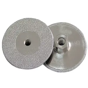 Vakum Brazed Diamond Grinding Disc Cup Wheel untuk Penggilingan Permukaan Batu dan Tepi Chamfering