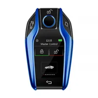 Kunci Mobil Layar Sentuh Tanpa Kunci, Penguncian Otomatis CF618 LCD Smart Key untuk BMW, Benz, Audi, Toyota/Ford/Hyundai, KIA