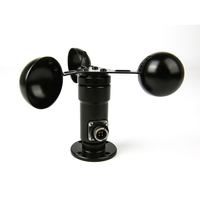 Anémomètre RS485 4-20MA Capteur de vitesse du vent en métal à trois tasses pour stations de surveillance météorologique