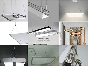 Chine Système de suspension de lumière LED en acier inoxydable intérieur du fabricant Kit de suspension Tendeur de câble métallique Accessoires d'<span class=keywords><strong>éclairage</strong></span> - Product Image 2