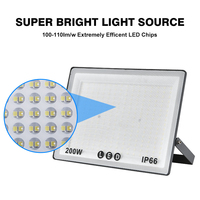 Usine économie d'énergie 10W 20W 30W 50W 100W 150W 200W étanche Ip66 projecteur extérieur Led projecteur