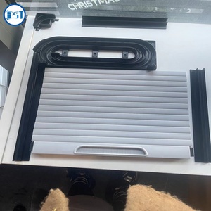 Perfiles de extrusión de plástico personalizados PVC ABS transparente gabinete Tambour puertas de <span class=keywords><strong>persiana</strong></span> enrollables para muebles - Product Image 5