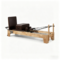 Reformer de Pilates en bois de chêne massif pour usage domestique, équipement de yoga et de fitness, machines de Pilates à vendre