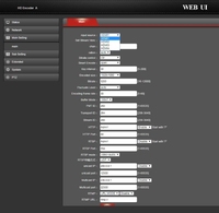 Codificador IPTV HONDAO HDH4000 Full HD1080P en Vivo para FTTH, Compatible con HLS M3U8 FFMPEG SRT, Transmisión IP de 8 Canales, Fibra Óptica de 4 Canales