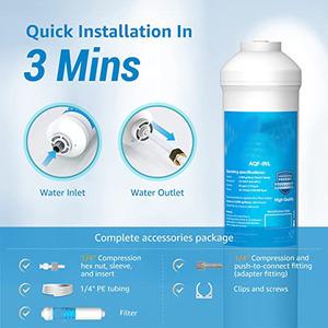 Inline <strong>Water</strong> <strong>Filter</strong> for <strong>Refrigerator</strong>, Idea for Ice Maker, <strong>Refrigerator</strong>, Under Sink Reverse Osmosis System - Product Image 3