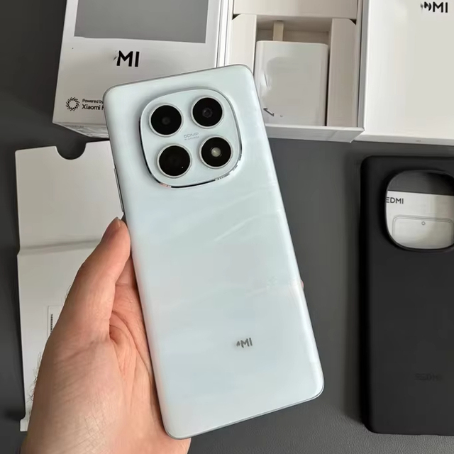 NEW the 2025 Original Red Mi Note 15 5G Phone Features Processor, a 6.77-inch Display, a 45W Charger