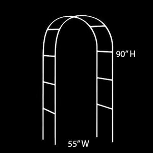 Arc de jardin en acier inoxydable, tonnelle pour décoration de mariage