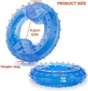 Cool Summer Dog Chew Toys TPR Frozen Ice Anneau de dentition avec des friandises Fun Pet Teether pour chiens de dentition - Product Image 5