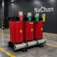 Transformateur de distribution de puissance de type sec NaChuan CE UL 1250 kVA 2000 kVA 20/0,4 kV 0,8 kV Triphasé Intérieur Fabricant Certifié