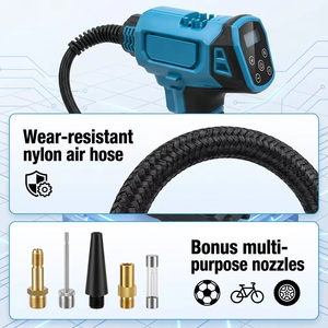 Compresseur d'air électrique portable sans fil pour gonflage d'urgence des pneus de moto, de vélo, des ballons et des jouets gonflables - Product Image 5
