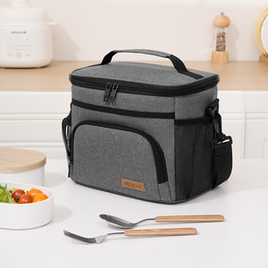 Bolsa Térmica para Almuerzo, Impermeable, de Poliéster, 9L, Bolsa de Picnic Suave para Viajes, con Logotipo Personalizado para Entrega de Alimentos - Product Image 4
