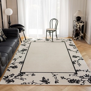 Tappeto Moderno con Motivo Geometrico Nordico di Marca Famosa Fatto a Mano e Annodato per Soggiorno - Product Image 5