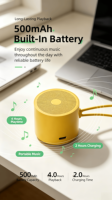 A127 Enceinte portable sans fil BT 5.0 TWS étanche avec basses puissantes, mini enceinte métallique, contrôle par application, autonomie de 5 à 10 heures pour Party Box