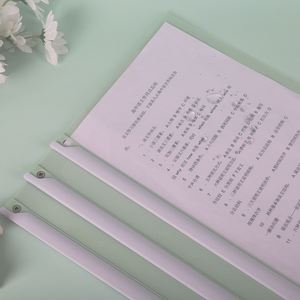 A3 Size <b>Binder</b> Box Rotating Pull Rod <b>Clip</b> Large Capacity Test Paper Storage Booklet A4 Mobile Plastic File Folders for School - Product Image 5