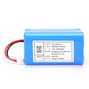 Sertifikat KC 18650 baterai 10000mAh 3.6v baterai li-ion 2500mAh sel baterai 4P isi ulang lithium ion pcm dan kabel - Product Image 3