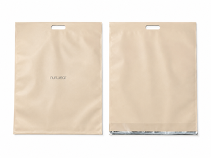 Waterproof Kraft Paper Shipping Bags - Custom Printed Die Cut Handle Self Seal Bags for Clothing for Clothing Boutique Packaging - Product Image 5