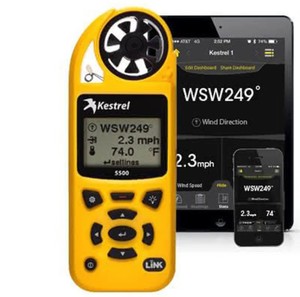 Original Kestrel 5500 Handheld Weather Meter Use It Golfing Sailing Flying <b>Spraying</b> Shooting Drop-proof Dust-proof <b>Waterproof</b> - Product Image 3