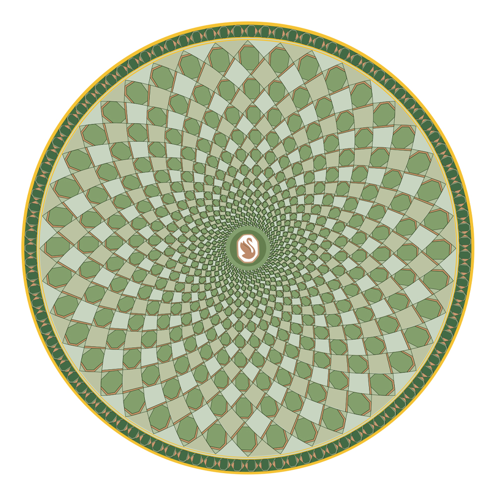 Or vert 12 pouces