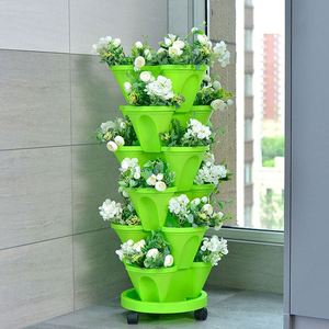 Moules pour pots hydroponiques d'intérieur/extérieur, pot de fleurs vertical en plastique en forme de papillon, de haute qualité, pour la plantation de bonsaïs dans le salon - Product Image 1