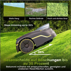 Tondeuse à <span class=keywords><strong>gazon</strong></span> robotisée sans fil, coupe-herbe intelligent avec évitement d'obstacles pour jardin extérieur - Product Image 4