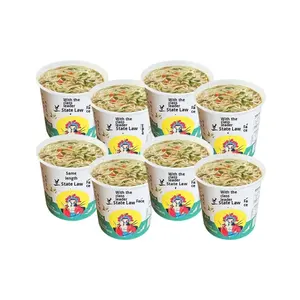 Nouilles instantanées <span class=keywords><strong>Lanzhou</strong></span> Ramen Bucket saveur bœuf halal 81g, sans cuisson, non frites, soupe instantanée, collation de fin de soirée, restauration rapide, petit-déjeuner, vente en gros - Product Image 5