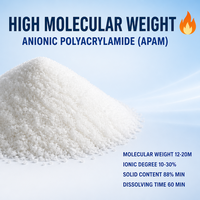 Supplier Bubuk Flokulan Anionic Polyacrylamide (APAM) Grosir dari Cina
