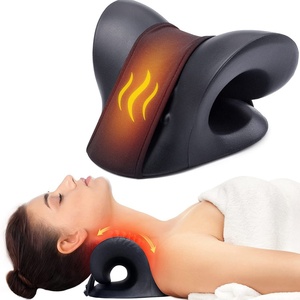 Masseur de cou et relaxant d'épaules pour usage domestique, coussin de massage du cou avec compression thermique - Product Image 1