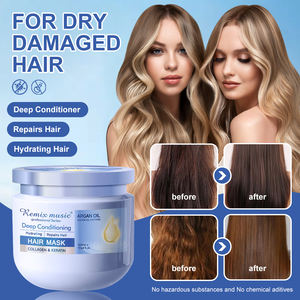 Mascarilla Capilar de Queratina Orgánica de 500 ml, Fabricada por OEM/ODM, con Aceite de Coco, Aminoácidos, Glicerina, Crema Nutritiva e Hidratante - Product Image 1