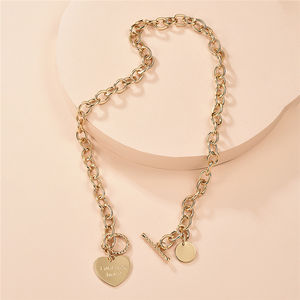 Trendz caliente vender moda collar de cadena de estilo gótico punk amor colgante collar - Product Image 4