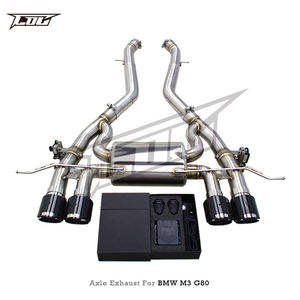 Système d'échappement Catback OBM SUS304 pour BMW M3/M4 G80/G82 M2 G87 <span class=keywords><strong>S58</strong></span> 3.0T 2021-2024, tube intermédiaire à longueur égale avec tube en Z - Product Image 4