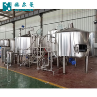 Machine de brassage industrielle pour brasserie 2000L avec cuve sous pression et moteur PLC