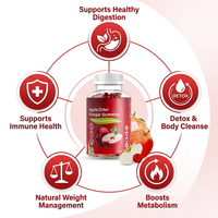 Gummies OEM Keto Extract au vinaigre de cidre de pomme (ACV) naturel, véganes, pour la gestion du poids et la détoxification, supplément alimentaire, vente en gros