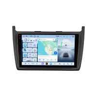 Autoradio Android 15 de 9 pouces avec écran IPS, processeur Octa Core, navigation GPS, lecteur multimédia et DSP pour VW Volkswagen Polo 2012-2015