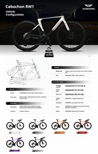 Bicicleta de Carretera de Alta Gama en Oferta, Último Diseño, Horquilla Integrada de Fibra de Carbono, Freno de Disco Hidráulico, 24 Velocidades - Product Image 6