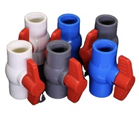 Pabrik Sistem Irigasi Katup Bola PVC Bersertifikasi ISO, Menyediakan Ukuran 1/2"-4", Kontrol Air Manual, OEM, Penggunaan Umum SPRRAIN Press