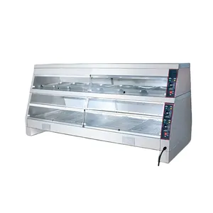 Calentador eléctrico comercial de alimentos de calefacción rápida, calentador de alimentos con pantalla, para panadería y Buffet