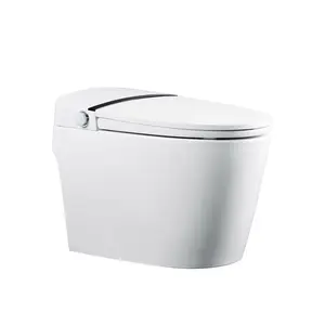 2023 neue Luxus boden montierte intelligente Toilette automatische automatische Reinigung Spülung Waschraum elektrisches Bidet