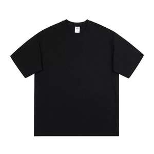 T-shirt surdimensionné de luxe en coton 100% de qualité supérieure, impression personnalisée, tee-shirt uni de haute qualité pour hommes et femmes - Product Image 4