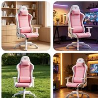 Chaise de jeu ergonomique avec hauteur réglable et fonction d'inclinaison, adaptée à un usage de bureau - Style design sportif