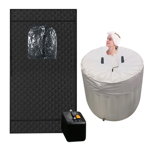 Nouveau modèle de station de récupération pour sauna Baignoires thermales pliantes pour sauna infrarouge humide et bain froid - Product Image 1