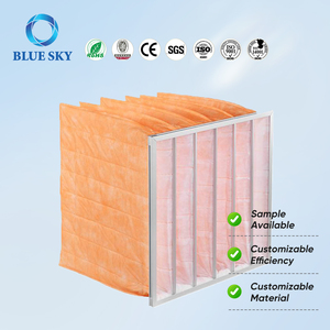 Filtre à <span class=keywords><strong>air</strong></span> de poche de haute qualité en fibre synthétique à efficacité moyenne F5, fournisseur de filtres à <span class=keywords><strong>air</strong></span>, compatible avec les systèmes CVC - Product Image 1