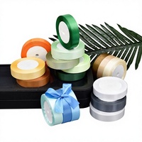 Ruban en polyester de 2 cm de large pour la décoration de boîtes cadeaux, idéal pour la pâtisserie, la confection artisanale et les nœuds papillon - Vente chaude transfrontalière