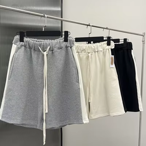 S-3xl กางเกงขาสั้นผู้ชายสำหรับฤดูร้อน2022กางเกงผ้าฝ้ายแห้งเร็วกางเกงขาสั้นผู้ชายกางเกงขาสั้นผ้าฝ้ายสีทึบสำหรับนักกีฬา - Product Image 3