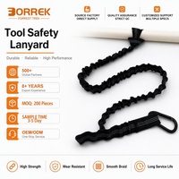 Laisse de pagaie de kayak rétractable personnalisée, cordon de remorquage en spirale anti-perte avec mousqueton en acier inoxydable pour planche de SUP et canne à pêche