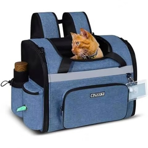 Free sample Pet Carrier for <b>Medium</b> <b>Dogs</b> Large Cat Carrier for 2 Cats Travel Double <b>Dog</b> <b>Crate</b> Set with Portable - Product Image 3