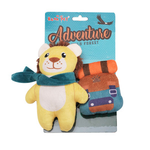 Jouets en peluche pour animaux de compagnie Rena, ours qui couinent, jouets à mâcher pour chiens, série Forêt d'aventure, fournitures pour animaux de compagnie d'intérieur - Product Image 5